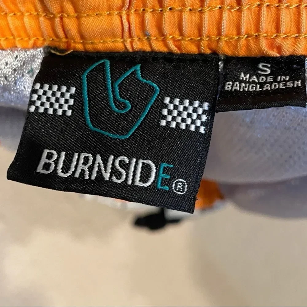 Burnside Men’s Board Shorts – Size Small – Vibrant Tropical Print NEW W/O TAGS